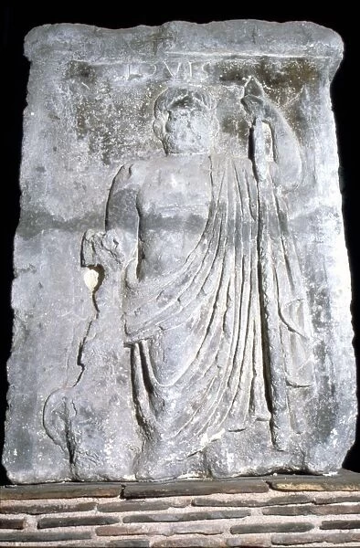Jove, (Jupiter), detail of Pillar of the Boatmen of Paris, Romano-Celtic (Gallic), AD14-37