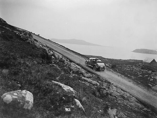Jowett of M Johnstone at the Scottish Light Car Trial, Gruinard Bay, Ross and Cromarty, 1922