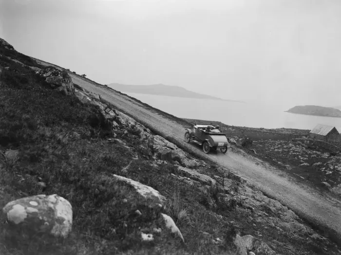 Framed Print : Jowett of M Johnstone at the Scottish Light Car Trial, Gruinard Bay, Ross and Cromarty, 1922 Framed Print : Jowett of M Johnstone at the Scottish Light Car Trial, Gruinard Bay, Ross and Cromarty, 1922