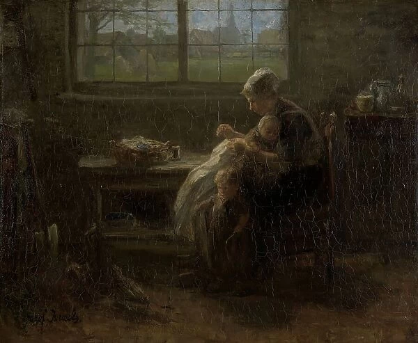 The Joy of Motherhood, 1890. Creator: Jozef Israels