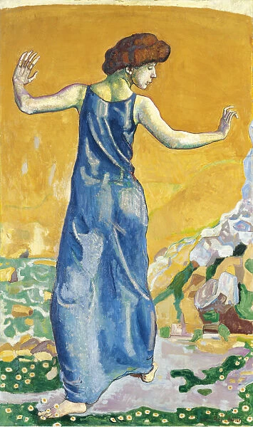 Joyful Woman. Artist: Hodler, Ferdinand (1853-1918)