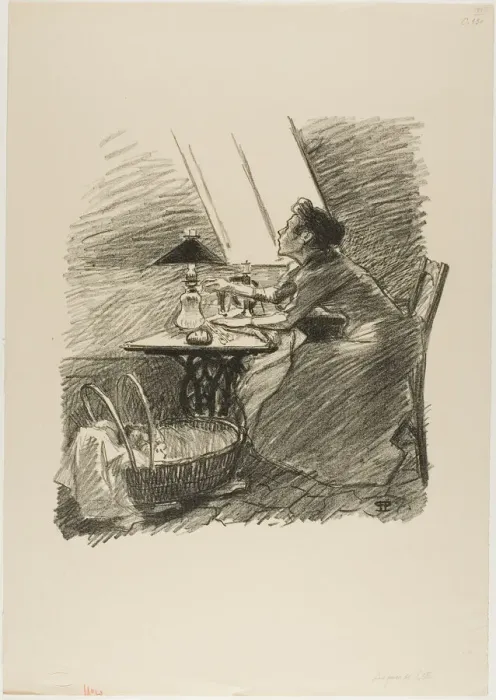 Framed Print : The Joys of Summer, May 1894. Creator: Theophile Alexandre Steinlen Framed Print : The Joys of Summer, May 1894. Creator: Theophile Alexandre Steinlen