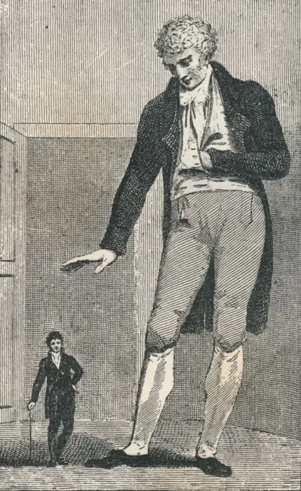 Framed Print : Jozef Boruwlaski (1739-1837) and Patrick Cotter O Brien (1760-1806), c1780 (1894) Framed Print : Jozef Boruwlaski (1739-1837) and Patrick Cotter O Brien (1760-1806), c1780 (1894)