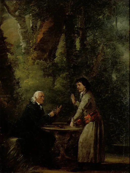 Framed Print : Jozef Koblanski (1738-1798) and Franciszek Dionizy Kniaznin (1750-1807)... Early 19th century. Creator: Unknown Framed Print : Jozef Koblanski (1738-1798) and Franciszek Dionizy Kniaznin (1750-1807)... Early 19th century. Creator: Unknown