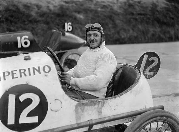 JS Wood in his Temperino at the JCC 200 Mile Race, Brooklands, Surrey, 1921. Artist: Bill Brunell