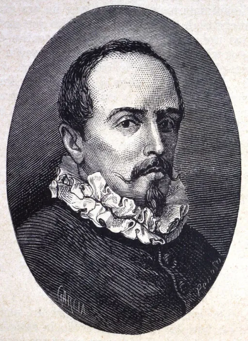Framed Print : Juan Ruiz de Alarcon y Mendoza (1581-1639), Spanish dramatist, engraving 1878 Framed Print : Juan Ruiz de Alarcon y Mendoza (1581-1639), Spanish dramatist, engraving 1878