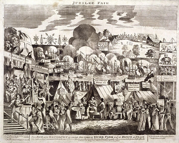 Jubilee Fair, Hyde Park, London, 1814