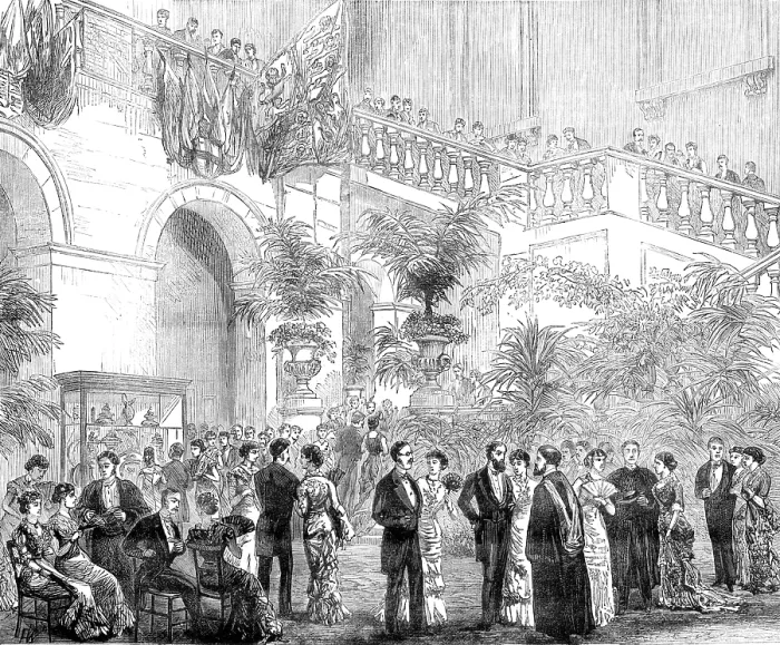 Framed Print : Jubilee Festival at King's College, London, 1881. Creator: Unknown. Jubilee Festival at King's College, London, 1881. Creator: Unknown Framed Print : Jubilee Festival at King's College, London, 1881. Creator: Unknown. Jubilee Festival at King's College, London, 1881. Creator: Unknown