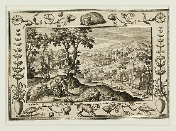Judah and Tamar, from Landscapes with Old and New Testament Scenes and Hunting Scenes