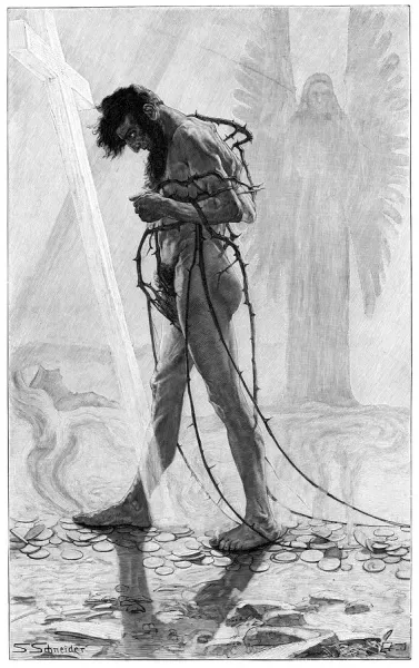 Judas Iscariot Print, 1899 by JF Weber. Art Prints, Posters