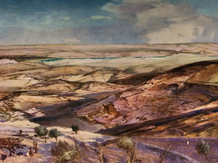Framed Print : The Judean Desert and the Dead Sea from the Highest Point of the Mount of Olives, 1902 Framed Print : The Judean Desert and the Dead Sea from the Highest Point of the Mount of Olives, 1902