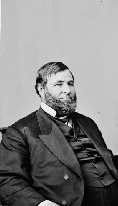 Framed Print : Judge David Davis, between 1855 and 1865. Creator: Unknown Framed Print : Judge David Davis, between 1855 and 1865. Creator: Unknown