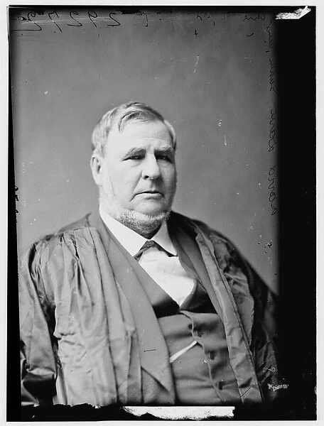 Judge David Davis, U. S. Supreme Court, between 1870 and 1880. Creator: Unknown