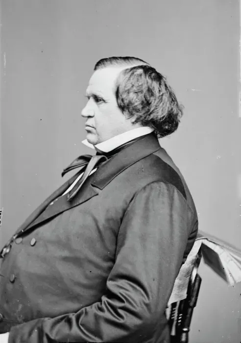 Framed Print : Judge Nathan Clifford, between 1855 and 1865. Creator: Unknown Framed Print : Judge Nathan Clifford, between 1855 and 1865. Creator: Unknown