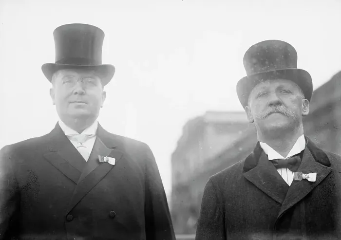 Framed Print : Judge Victor Dowling and J.B. Hasslacher, 1912. Creator: Bain News Service Framed Print : Judge Victor Dowling and J.B. Hasslacher, 1912. Creator: Bain News Service