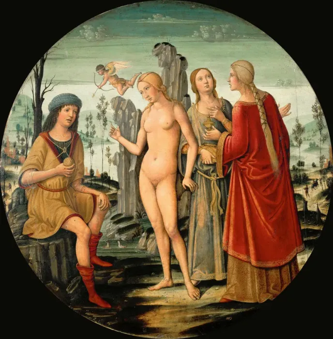 Framed Print : The Judgement of Paris, c. 1500 Framed Print : The Judgement of Paris, c. 1500