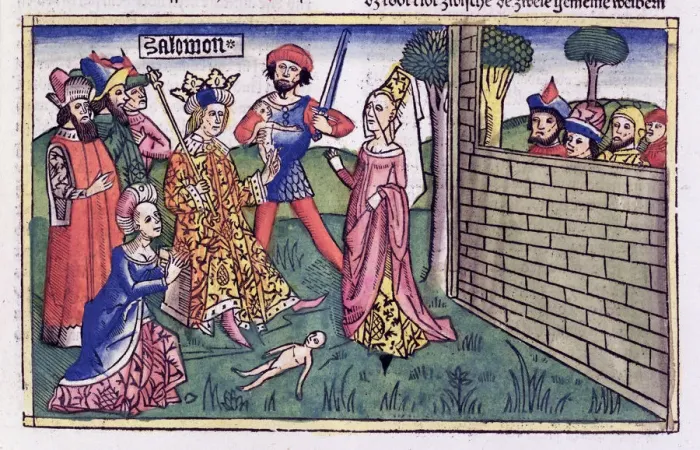 Framed Print : The Judgement of Solomon Framed Print : The Judgement of Solomon