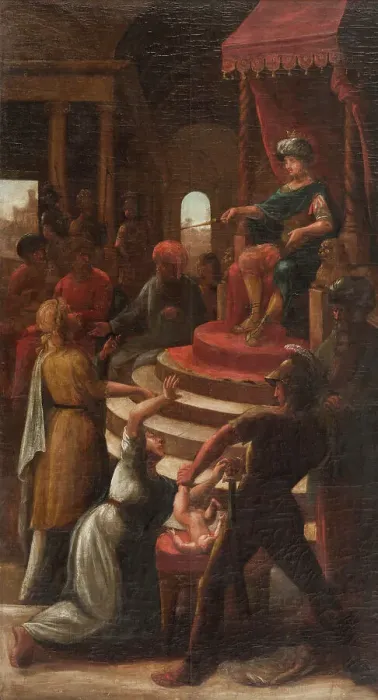 Framed Print : Judgement of Solomon. Creator: Pehr Hörberg Framed Print : Judgement of Solomon. Creator: Pehr Hörberg
