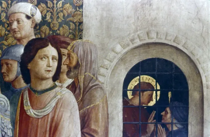 Framed Print : The Judgement of St Laurence (detail), mid 15th century. Artist: Fra Angelico Framed Print : The Judgement of St Laurence (detail), mid 15th century. Artist: Fra Angelico