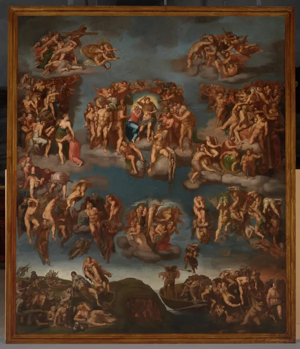Framed Print : Last Judgement, turn of the 18th and 19th centuries. Creator: Unknown Framed Print : Last Judgement, turn of the 18th and 19th centuries. Creator: Unknown