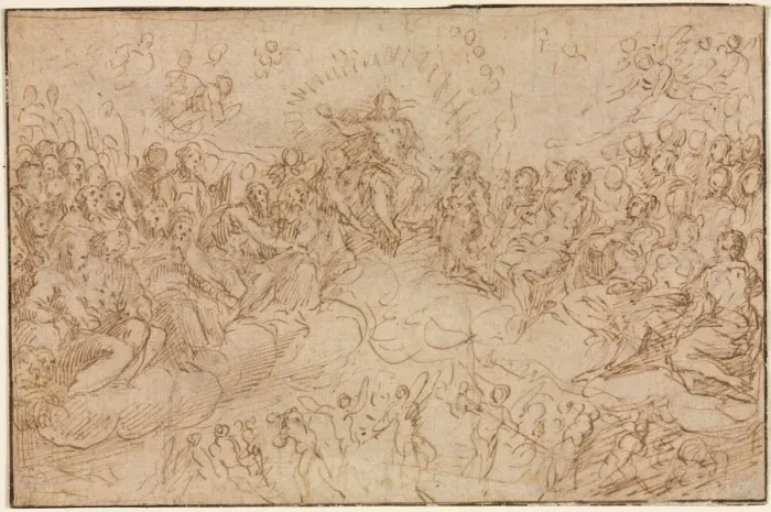Framed Print : The Last Judgment, 1500s. Creator: Unknown Framed Print : The Last Judgment, 1500s. Creator: Unknown