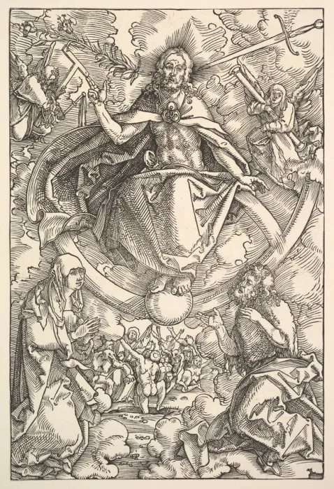 Framed Print : The Last Judgment, 1505. Creator: Hans Baldung Framed Print : The Last Judgment, 1505. Creator: Hans Baldung