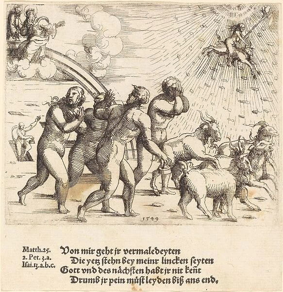 The Last Judgment, 1549. Creator: Augustin Hirschvogel