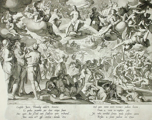 Last Judgment, 1607. Creator: Willem van Swanenburg