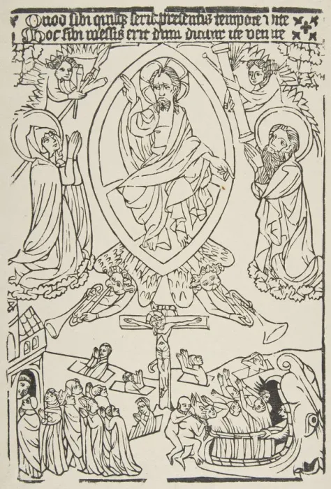 Framed Print : The Last Judgment, 1922. 1922. Creator: Anon Framed Print : The Last Judgment, 1922. 1922. Creator: Anon