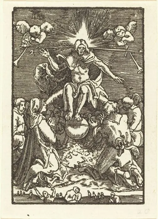 Framed Print : The Last Judgment, c. 1513. Creator: Albrecht Altdorfer Framed Print : The Last Judgment, c. 1513. Creator: Albrecht Altdorfer