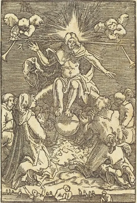 Framed Print : The Last Judgment, c. 1513. Creator: Albrecht Altdorfer Framed Print : The Last Judgment, c. 1513. Creator: Albrecht Altdorfer
