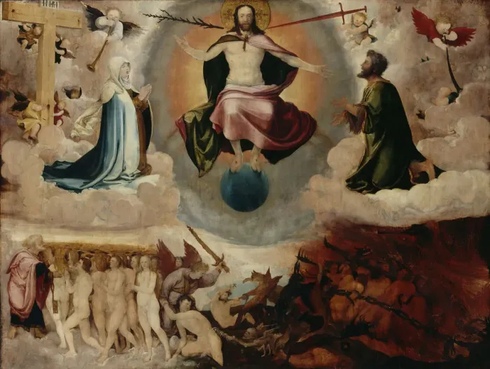 Framed Print : The Last Judgment, ca 1530 Framed Print : The Last Judgment, ca 1530