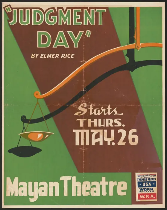 Framed Print : Judgment Day, Los Angeles, 1938. Creator: Unknown Framed Print : Judgment Day, Los Angeles, 1938. Creator: Unknown