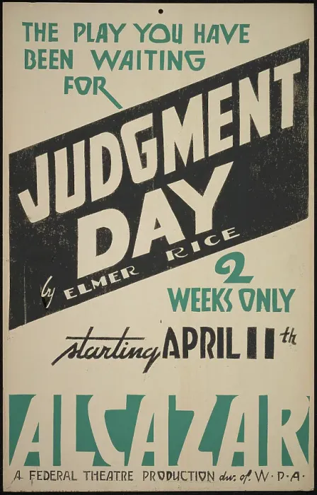Framed Print : Judgment Day, San Francisco, 1938. Creator: Unknown Framed Print : Judgment Day, San Francisco, 1938. Creator: Unknown