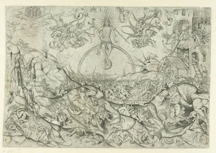 Framed Print : The Last Judgment, Late 15th cen Framed Print : The Last Judgment, Late 15th cen