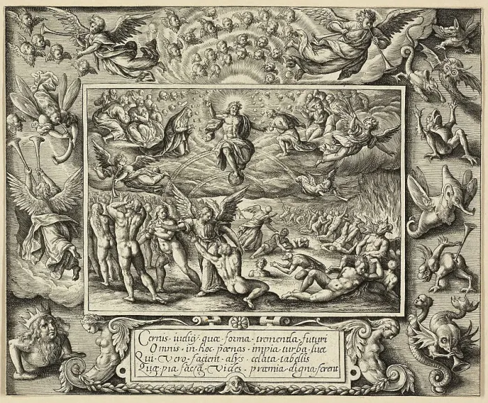 Framed Print : The Last Judgment, n.d. Creator: Jan Wierix Framed Print : The Last Judgment, n.d. Creator: Jan Wierix