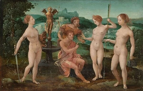 Judgment of Paris, 1532. Creator: Master of the Female Half-Lengths