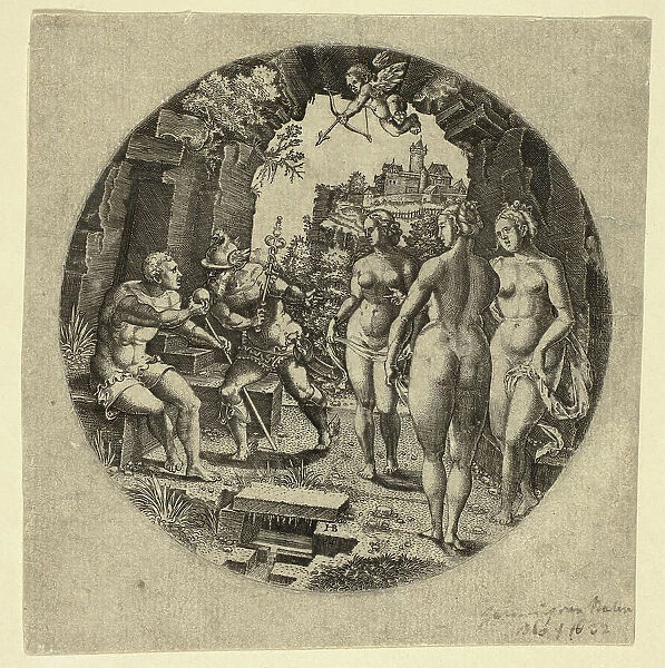 Judgment of Paris, 1544. Creator: Hans Brosamer
