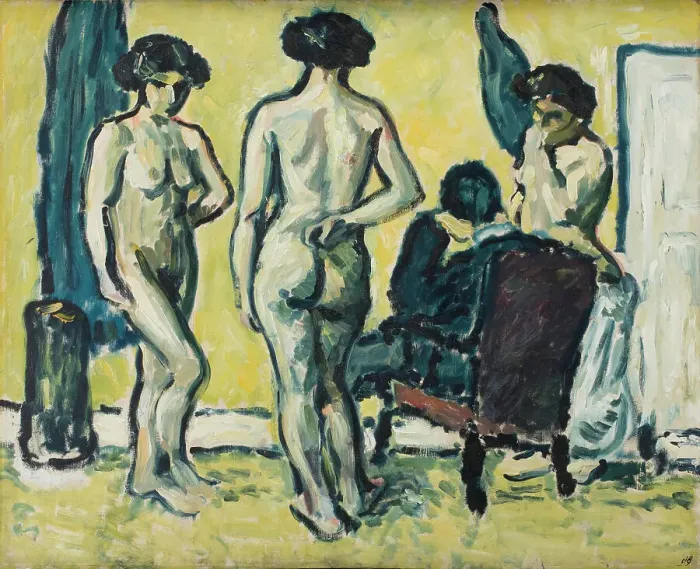 Framed Print : The Judgment of Paris, 1909. Creator: Harald Giersing Framed Print : The Judgment of Paris, 1909. Creator: Harald Giersing
