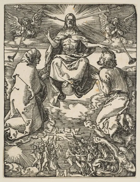 Framed Print : The Last Judgment, from The Small Passion, ca. 1510. Creator: Albrecht Durer Framed Print : The Last Judgment, from The Small Passion, ca. 1510. Creator: Albrecht Durer