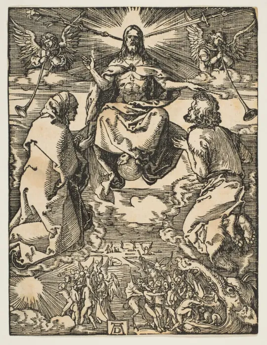 Framed Print : The Last Judgment, from The Small Passion, ca. 1510. Creator: Albrecht Durer Framed Print : The Last Judgment, from The Small Passion, ca. 1510. Creator: Albrecht Durer