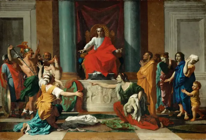Framed Print : The Judgment of Solomon, 1649 Framed Print : The Judgment of Solomon, 1649