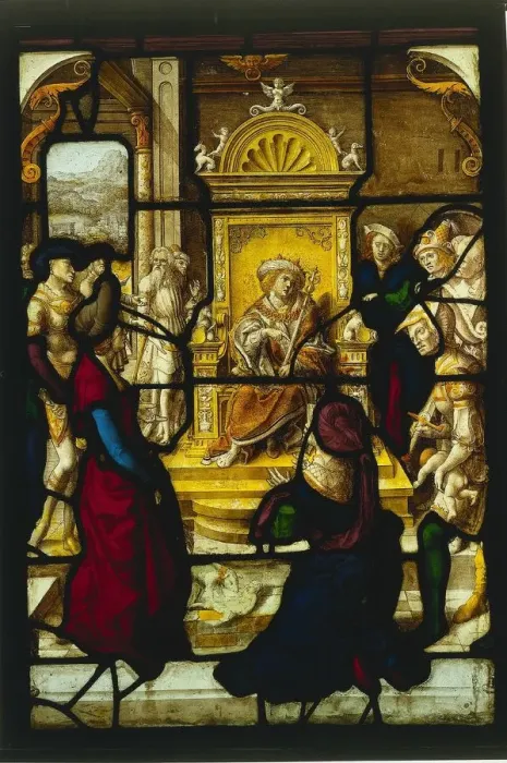 Framed Print : The Judgment of Solomon, c. 1530. Creator: Dirk Vellert (Netherlandish, 1480 / 85-1547) Framed Print : The Judgment of Solomon, c. 1530. Creator: Dirk Vellert (Netherlandish, 1480 / 85-1547)