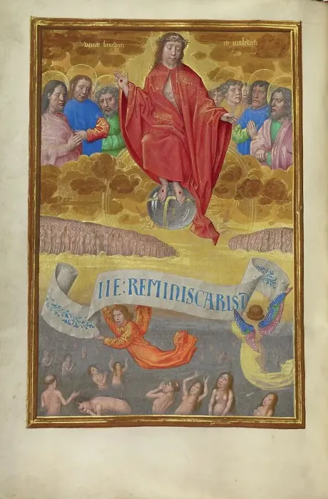 Framed Print : The Last Judgment; Spinola Hours, about 1510-1520. Creator: Workshop of Master of the First Prayer Book of Maximilian Framed Print : The Last Judgment; Spinola Hours, about 1510-1520. Creator: Workshop of Master of the First Prayer Book of Maximilian