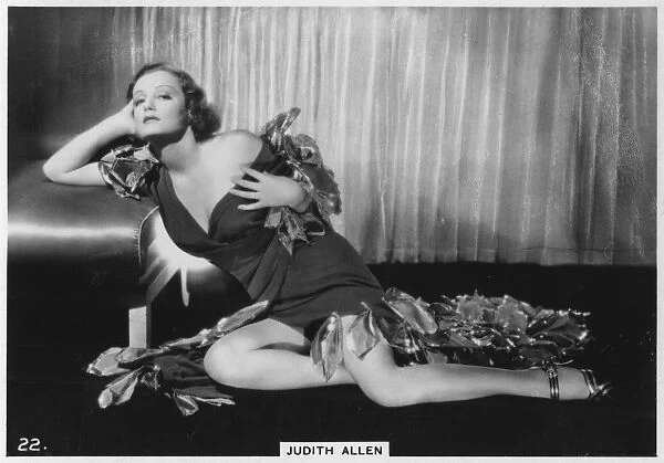 Judith Allen, American film actress, c1938