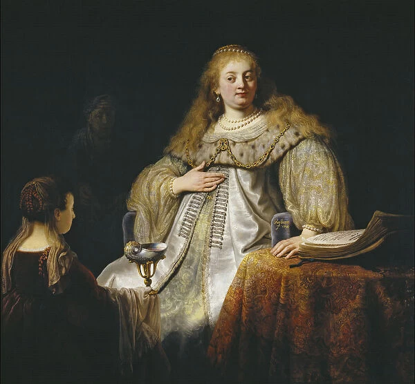 Judith at the banquet of Holofernes, 1634. Artist: Rembrandt van Rhijn (1606-1669)