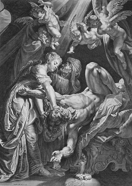 Judith Beheading Holofernes, 1590-1650. Creator: Cornelis Galle I