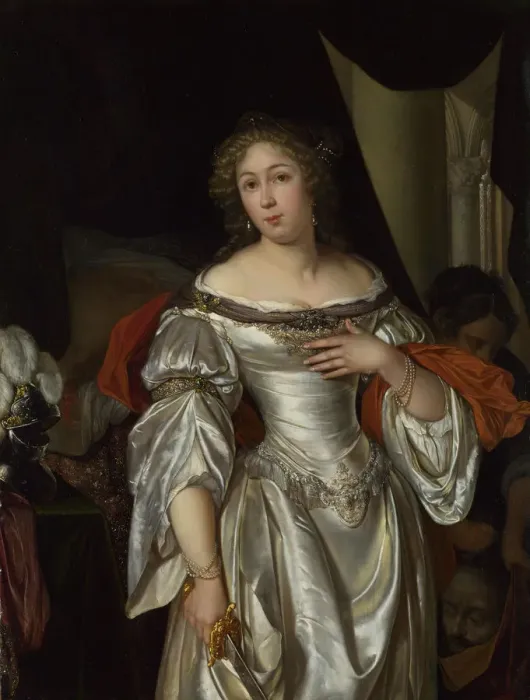 Framed Print : Judith, ca 1679. Artist: Neer, Eglon Hendrik, van der (1634-1703) Framed Print : Judith, ca 1679. Artist: Neer, Eglon Hendrik, van der (1634-1703)