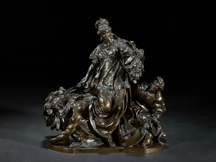 Framed Print : Judith with the Head of Holofernes, 1722-23. Creator: Agostino Cornacchini Framed Print : Judith with the Head of Holofernes, 1722-23. Creator: Agostino Cornacchini