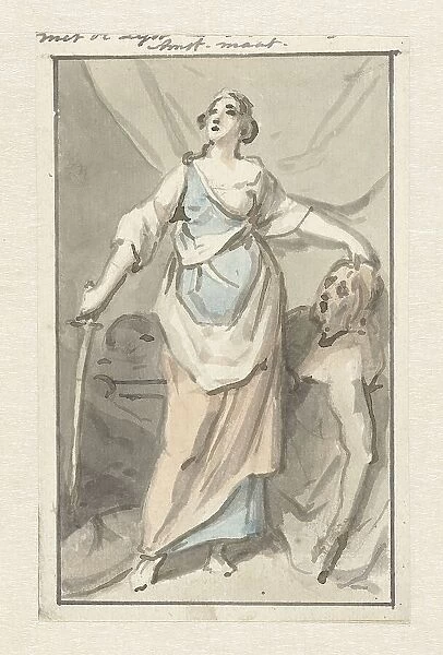 Judith with the head of Holofernes, 1752-1819. Creator: Juriaan Andriessen